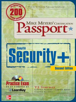 cover image of Mike Meyers' CompTIA Security+&#174; Certification Passport